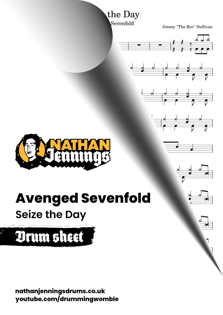 Thumbnail for avenged sevenfold seize the day drum sheet music