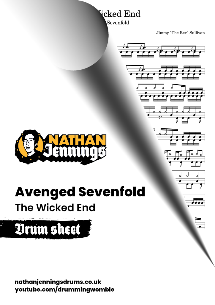 Thumbnail for avenged sevenfold the wicked end drum sheet music